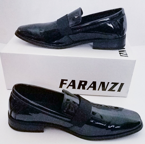 Faranzi Other - Faranzi Oxford Tuxedo SlipOn Loafers Black 10.5EEE